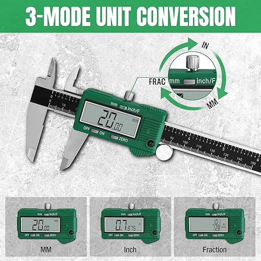 SK 6-Inch Digital Calipers, Vernier Caliper