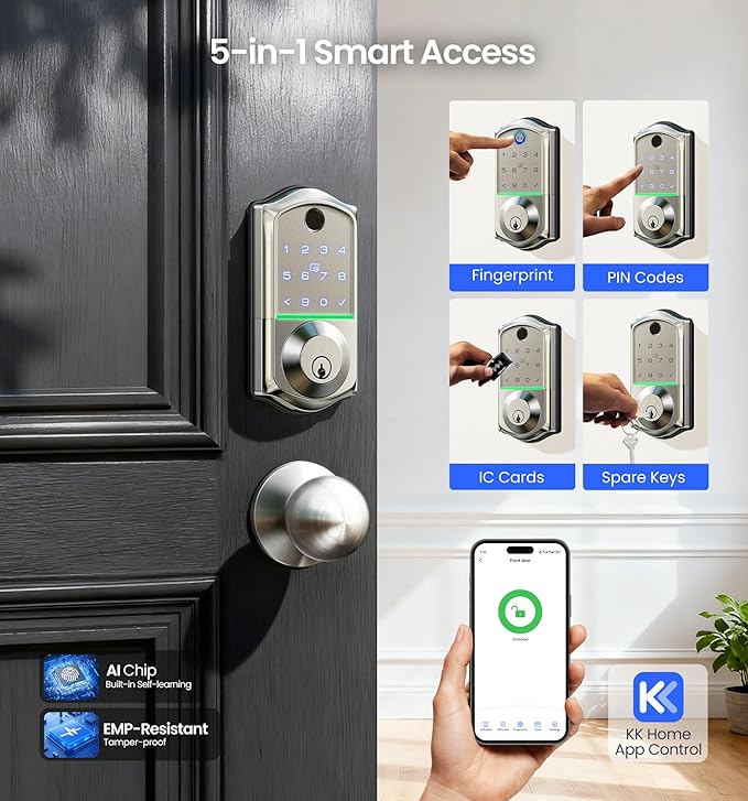 Veise VE017-K Fingerprint Smart Lock