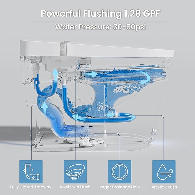Casta Diva Smart Toilet, Wider Bidet