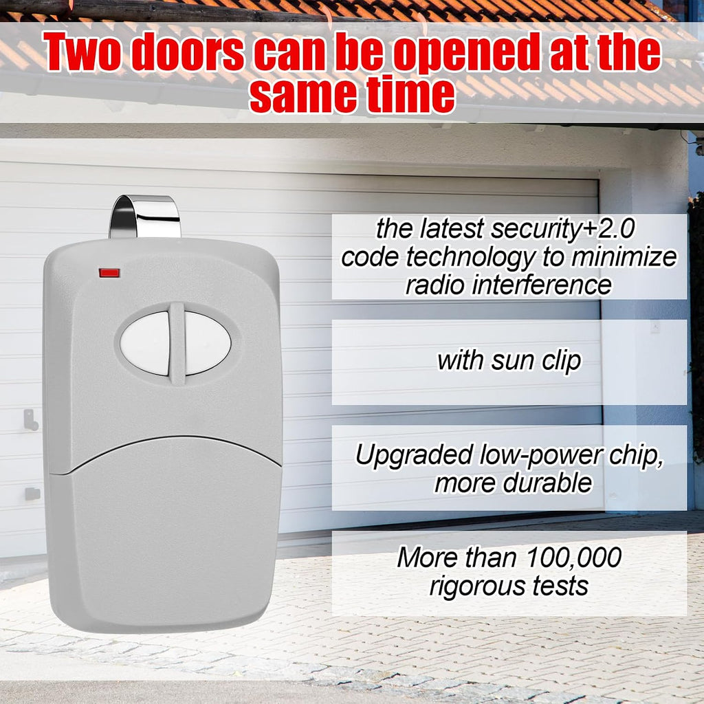 kingdder 4 pcs 2 channel gate opener compatible, package contents