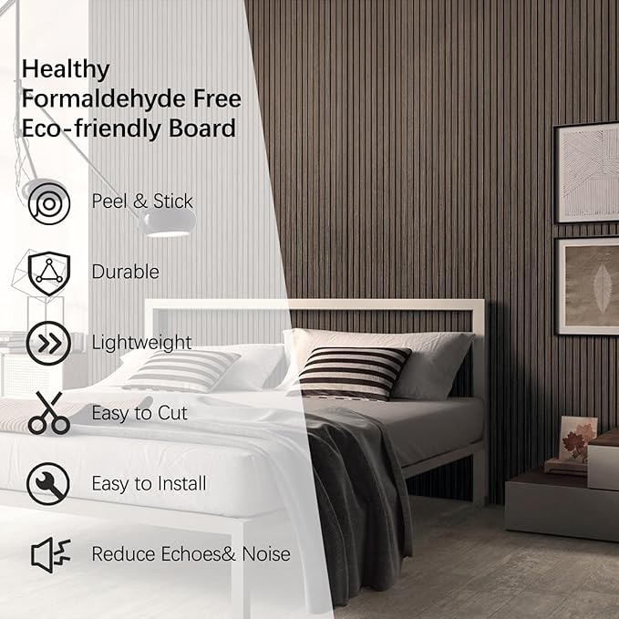 ARMURO Wood Panels for Wall 2 PCS