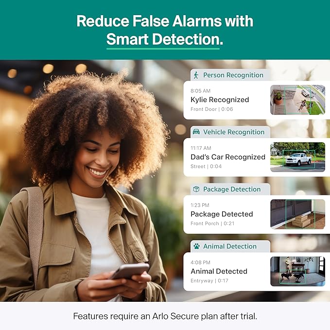 Arlo Essential Pan Tilt Security Camera 2K