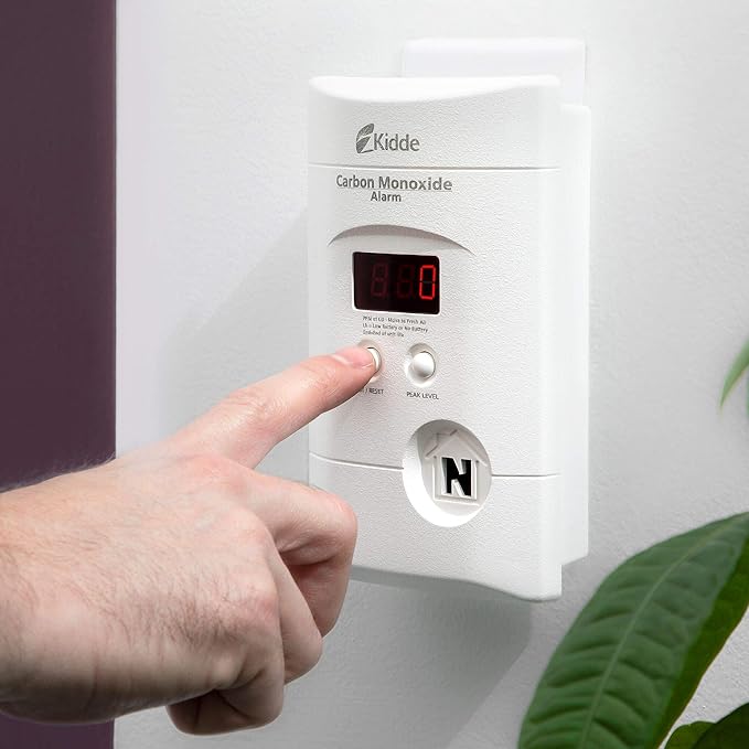 Kidde Carbon Monoxide Detector, Plug In Wall