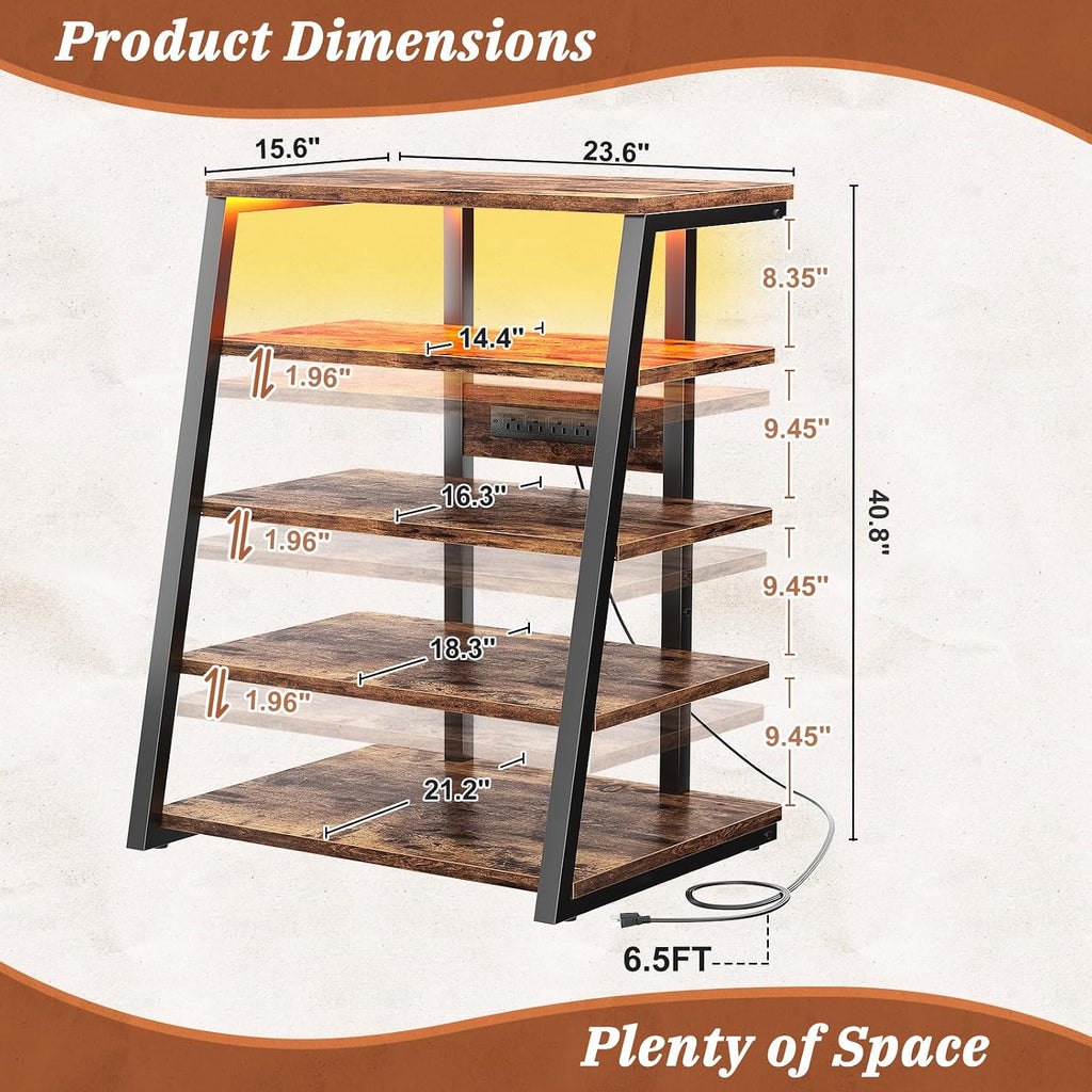 Armocity 5-Tier AV Media Stand