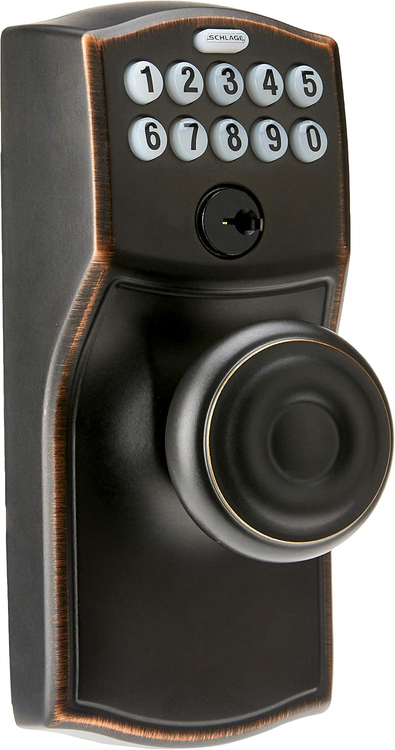 schlage fe595 cam 716 16-211 10-063 camelot by shown in use