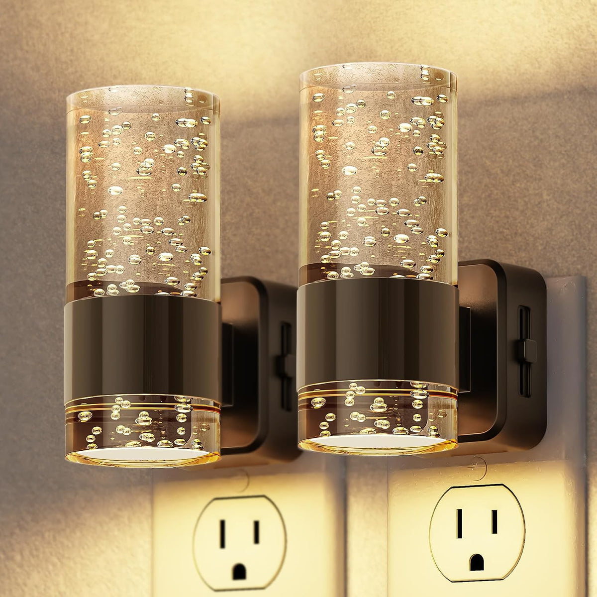 Briignite Night Light, Dimmable Night Lights Plug into Wall, LED Night Light