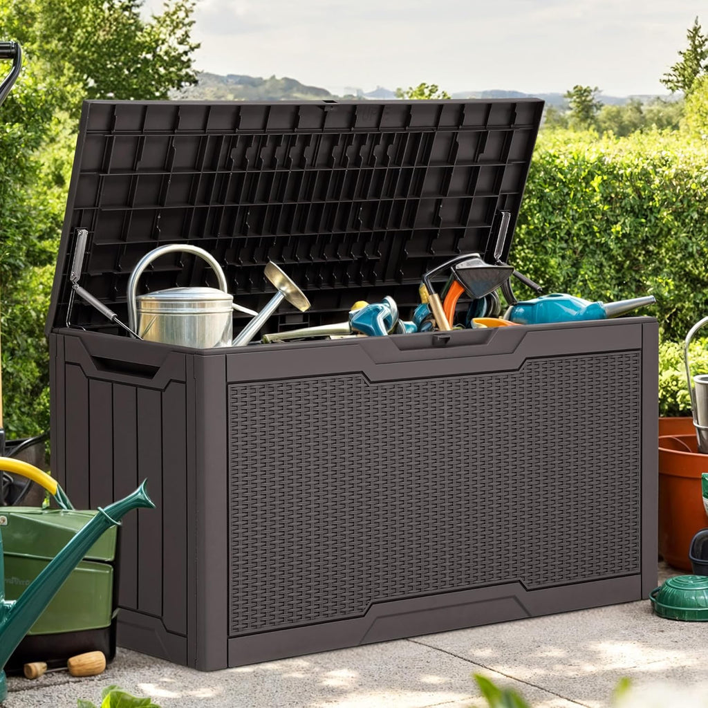 YITAHOME 80 Gallon Resin Deck Box