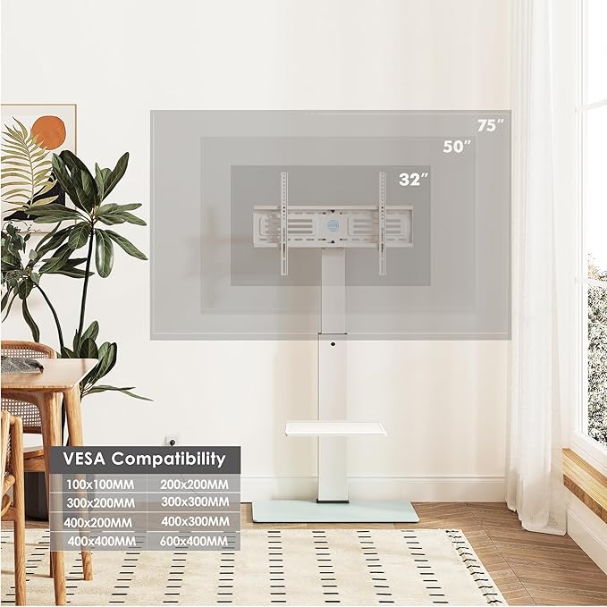 FITUEYES Floor TV Stand for 32-75 inch TV