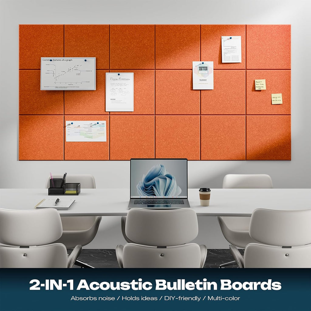 sonicism 22 pack acoustic wall panels, close-up detail
