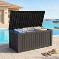 Outdoor Storage Box,150 Gallon Waterproof Deck Box [Upgraded 3.0]