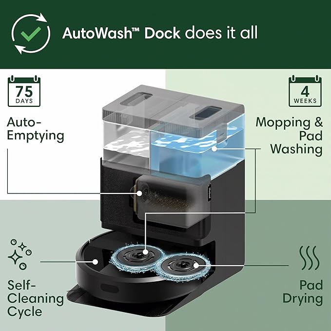 iRobot Roomba Plus 405 Combo Robot Vacuum & Mop