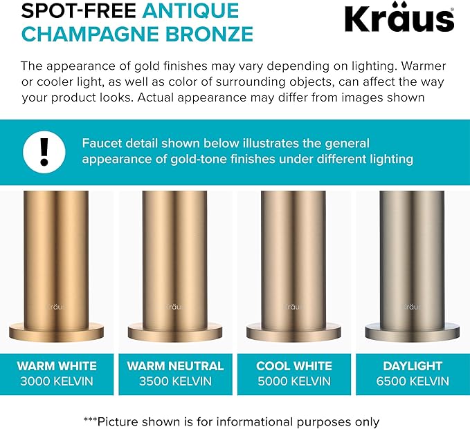 KRAUS Oletto Single Handle Kitchen Bar Faucet