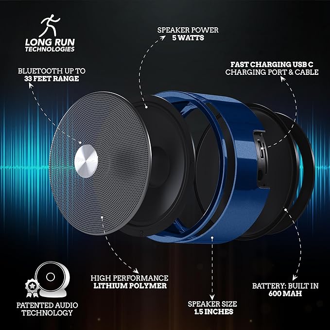 Long Run Technologies Paired Bluetooth Speakers