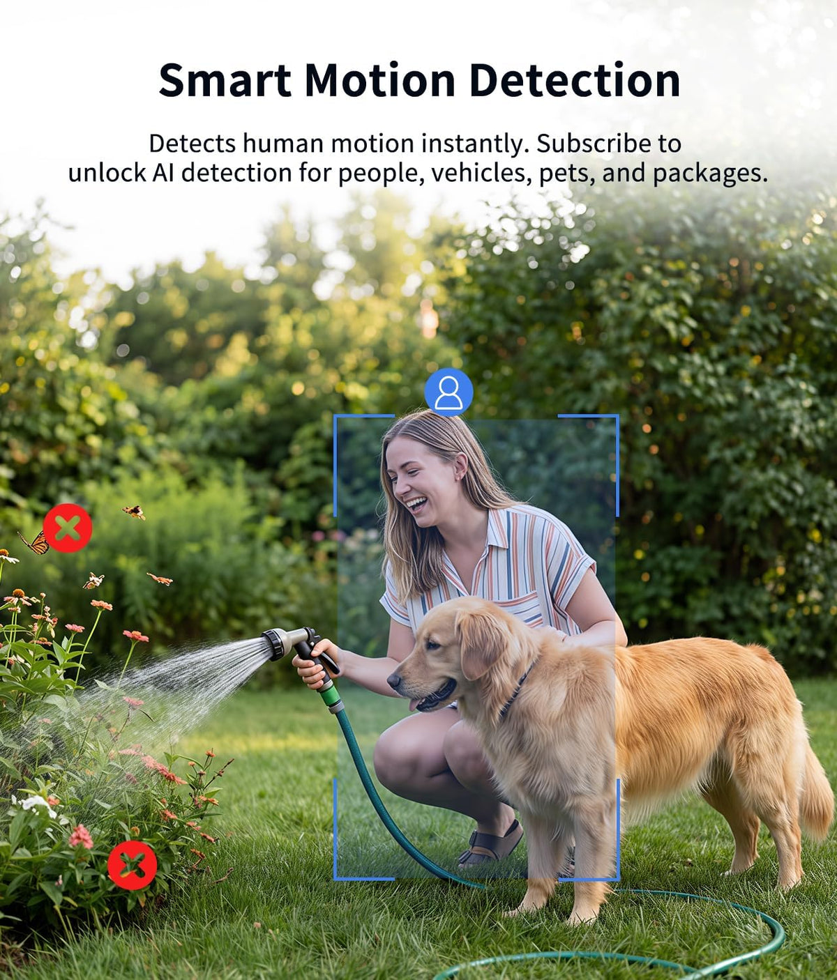 2K Security Camera Wireless Outdoor, WiFi Cameras for Home Security