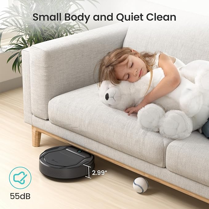 Lefant M210 Pro Robot Vacuum, 4000Pa Suction, 200 Mins Runtime, Ultra-Slim