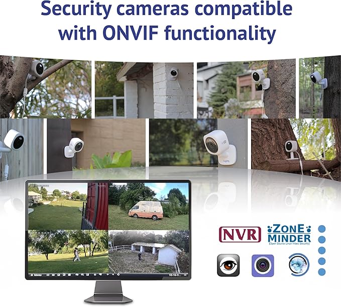 Hugolog 3K 5MP Outdoor Indoor Security Cameras