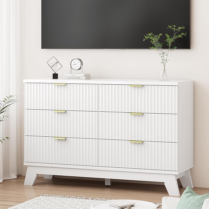 Fluted Dresser for Bedroom
