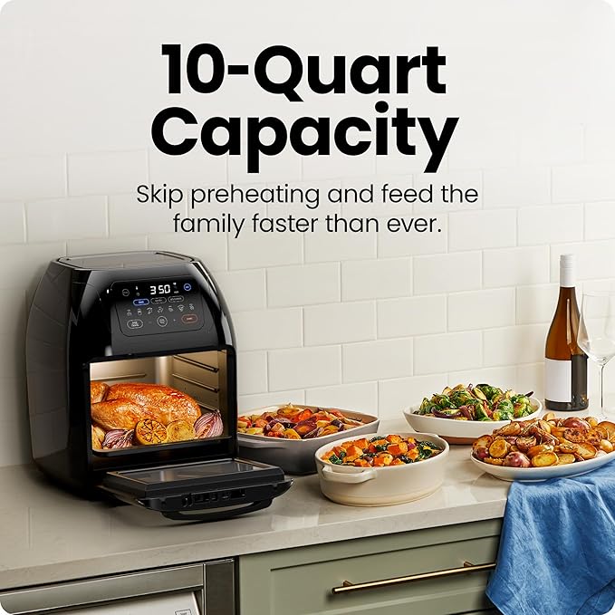 CHEFMAN Multifunctional Digital Air Fryer+ Rotisserie, Dehydrator, Convection