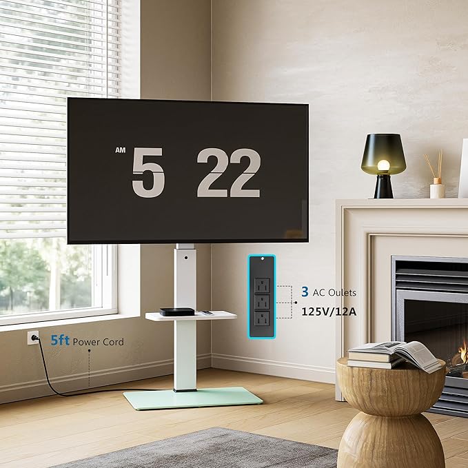 FITUEYES Floor TV Stand for 32-75 inch TV