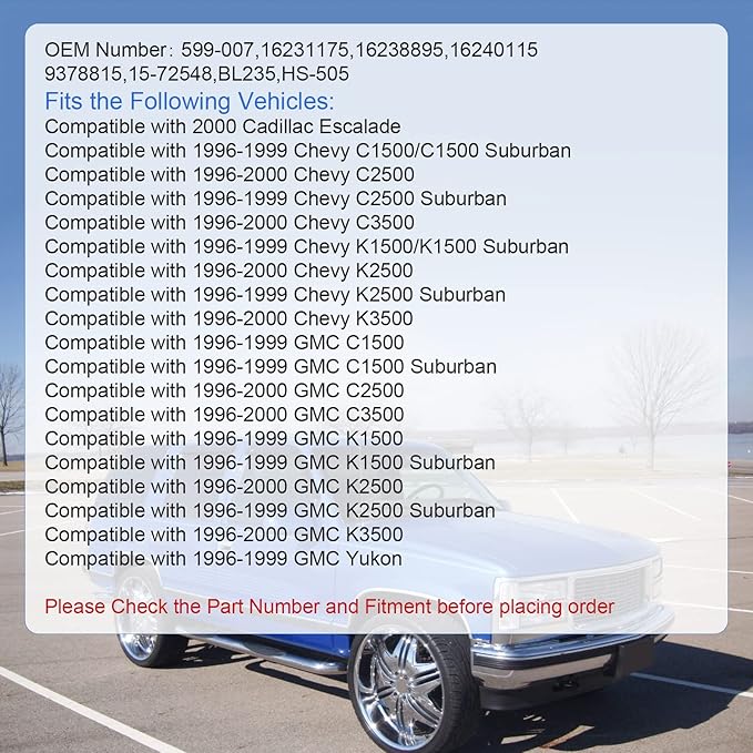 DICMIC A/C Heater Control Panel Climate Control Module Without Rear Window
