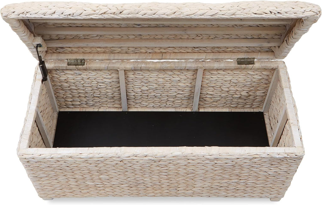 casafield 36" storage trunk with curved lid and, package contents
