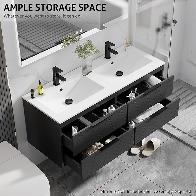 eclife 48" Bathroom Vanities Cabinet