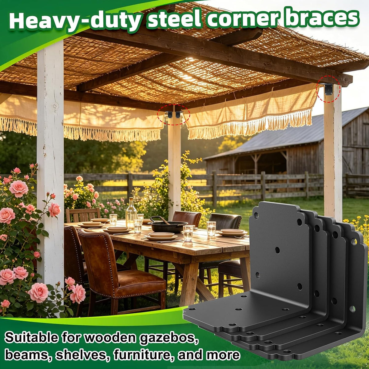 4x4x3.5 l right angle bracket, heavy duty corner showing dimensions