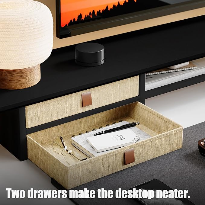 FENSULN Dual‑Tier Monitor Stand Riser