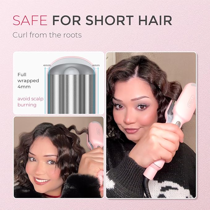 Curling Iron Hair Crimper Waver
