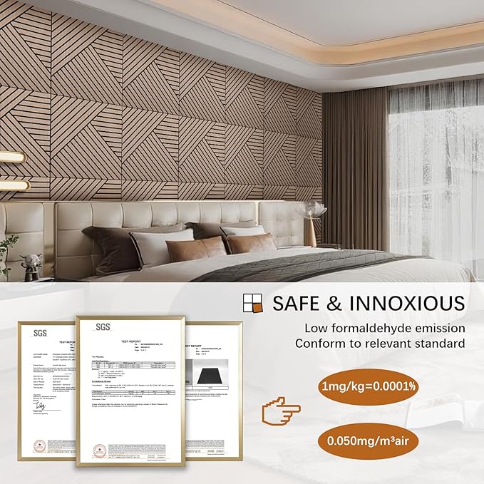 ARMURO 4 Packs Acoustic Wall Panels