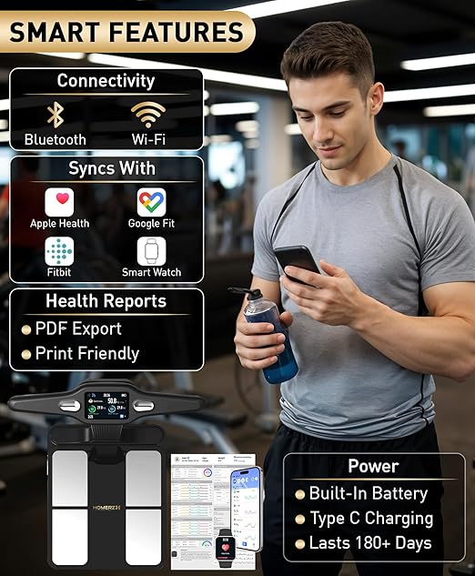 Homerz Smart Scale Pro Max – Bend-Free Smart Scale