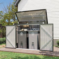 60 Cu.Ft Outdoor Trash Can Storage Shed