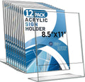 Aheroi 12 PCS Acrylic Sign Display Stands