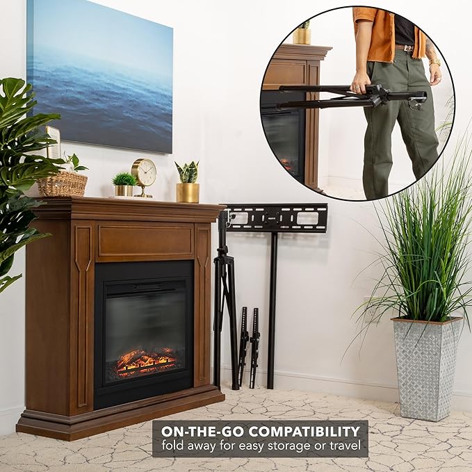 Mount-It! Tripod TV Stand – Portable TV Tripod