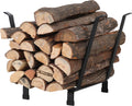 GREEN PARTY 20 Inch Firewood Rack Indoor/Outdoor Metal Firewood Log Holder