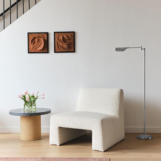 Brightech Leaf Pharmacy LED Reading Lamp, Dimmable Floor Lamp