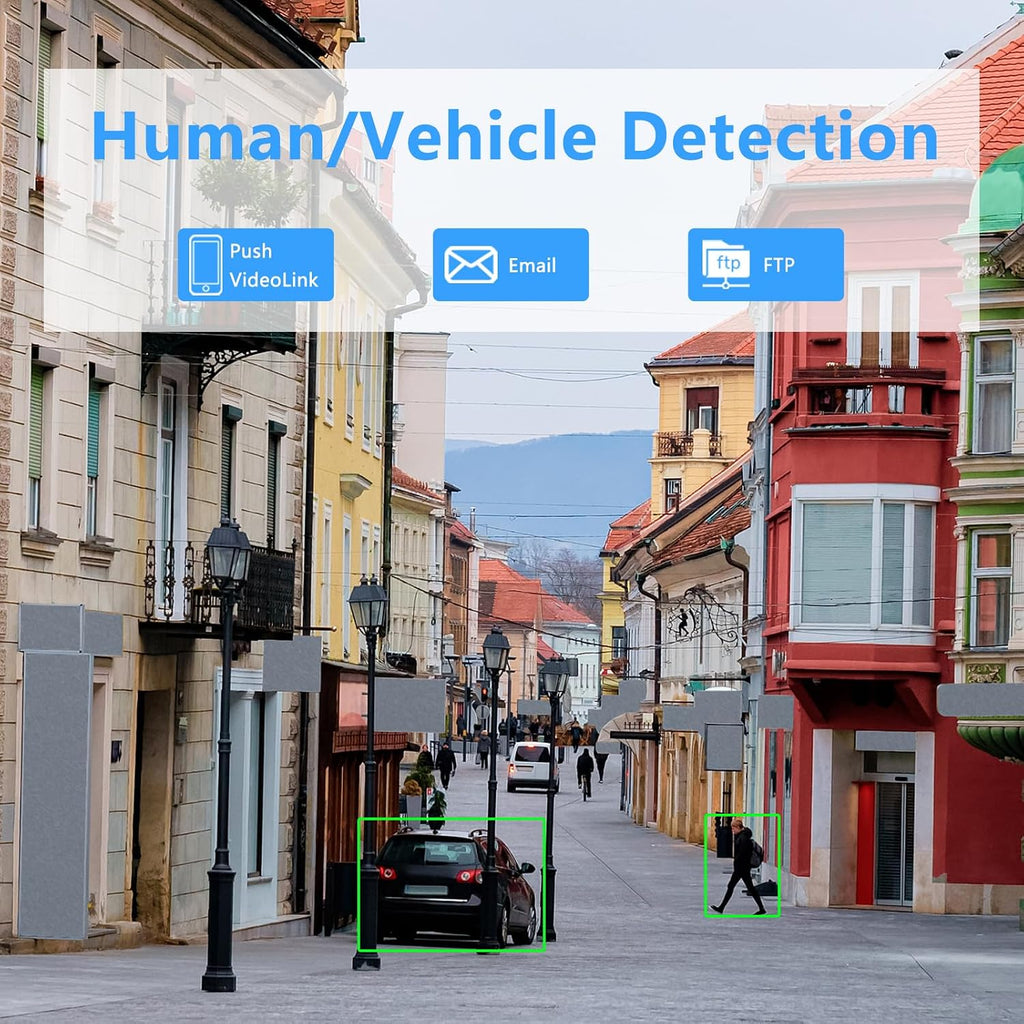 5mp poe ip bullet security camera with 2.8mm showing dimensions