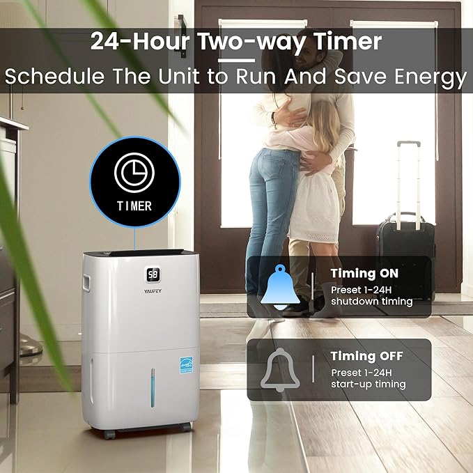 Yaufey 150 Pints Energy Star Dehumidifier