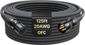 XLR Cables 125ft 1 Pack, Professional Gold-Plated Rean Connectors from Neutrik