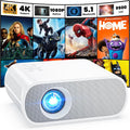 HOMPOW Projector, Native 1080P Full HD Bluetooth Projector
