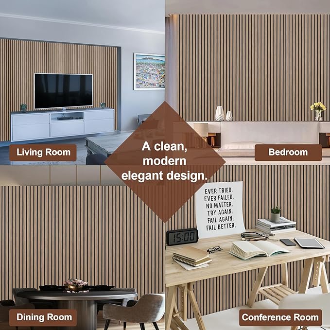 Yuzzy Wood Panels for Wall (4 PCS)