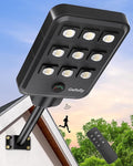 Gefolly G-9000W Solar Street Light Outdoor, Wide Angle Commercial Parking Lot