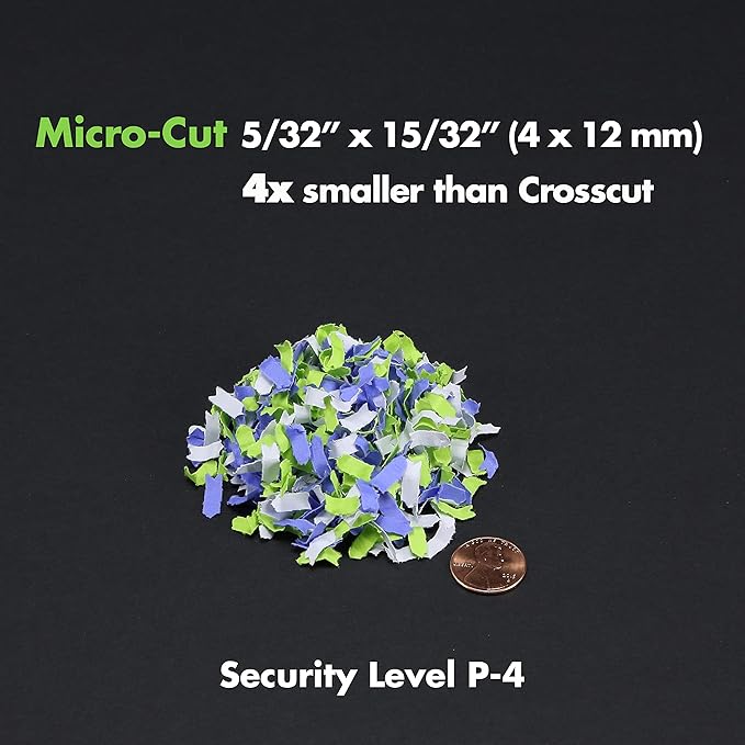 Aurora Desktop Style High-Security Anti-Jam 12-Sheet Micro-Cut Paper and