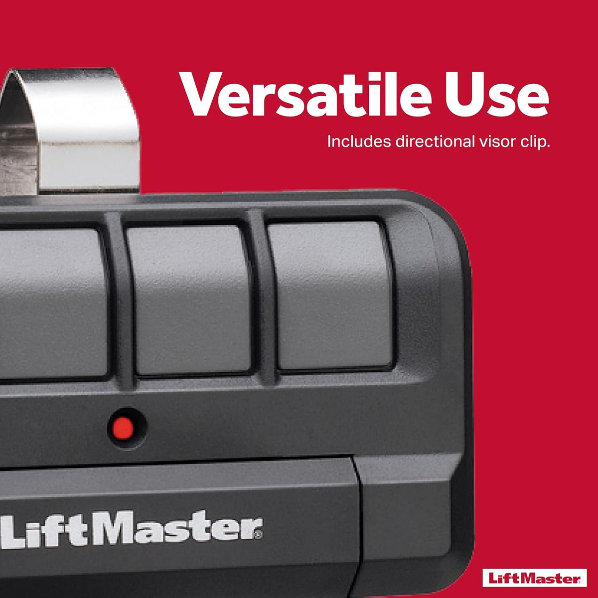 liftmaster 894lt 4-button learning garage door remote control showing dimensions