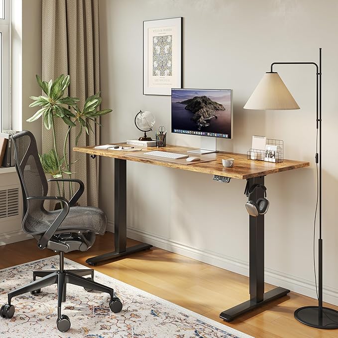 Agilestic Electric Standing Desk, 48 x 24 Inches Height Adjustable Desk