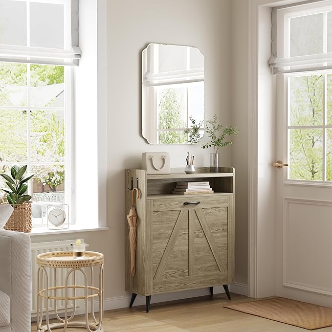 Bathroom Mirrors for Over Sink, Frameless Mirrors for Wall, 20x28 Inch Beveled