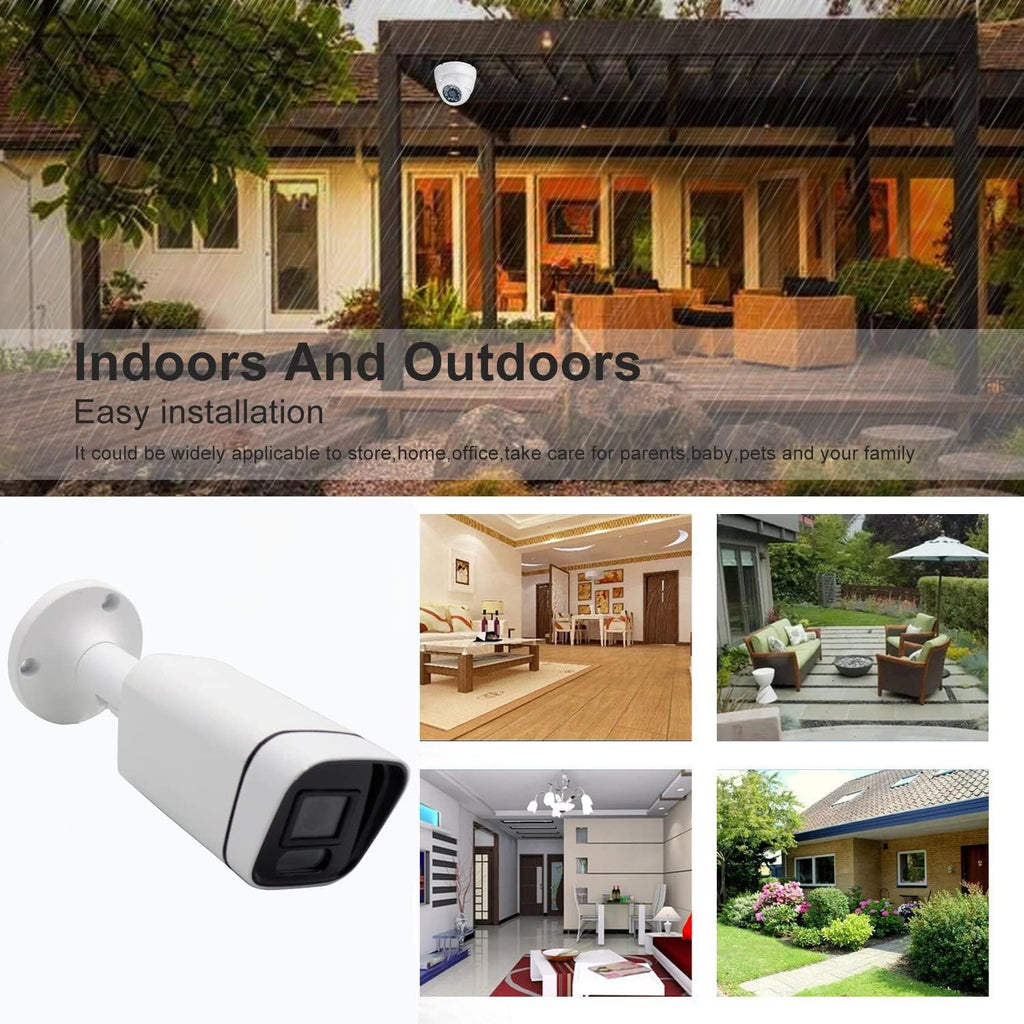 5mp bullet tvi cctv security analog camera, 2.8mm showing dimensions