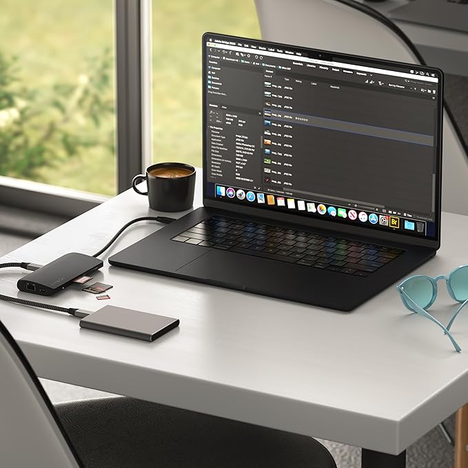 Satechi 8 in 1 USB C Hub Multiport Adapter V3, 8K HDMI, 100W Charging, 4 USB