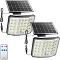 ONLYWIN Solar Lights Outdoor Bright Solar Dusk to Dawn Light (2-Pack)