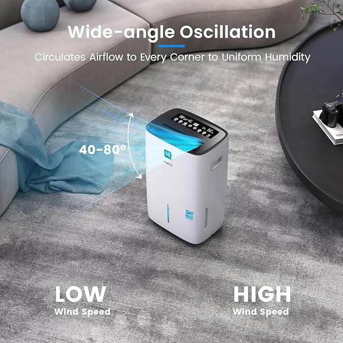 Yaufey 150 Pints Energy Star Dehumidifier